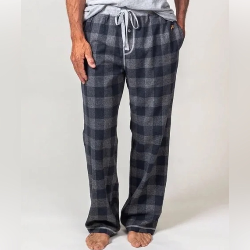 NWOT True Grit Vintage Plaid Flannel Whiskey Check Flannel Pant Gray Size XL